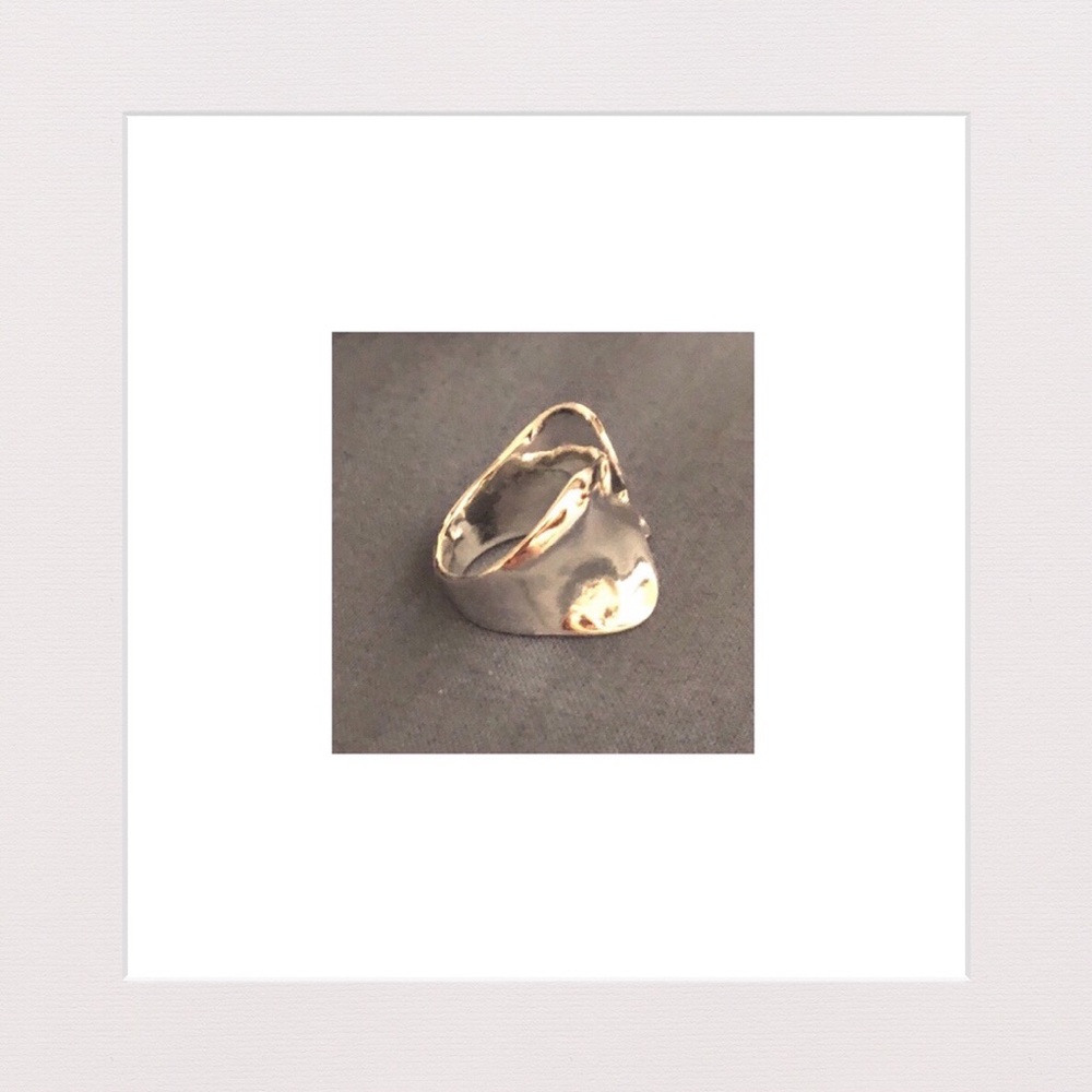 🔴 3 for $25 | Adjustable Wave Band Ring | Silver - Picture 8 of 8